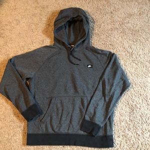 Men’s Medium NIKE Hoodie Sweatshirt Gray